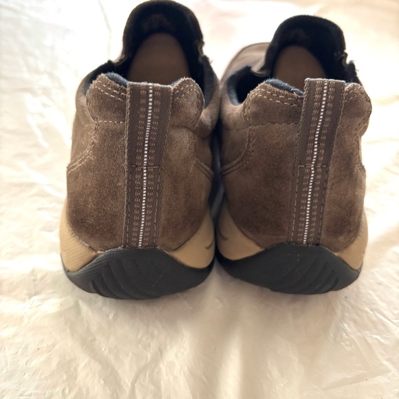 L.L. Bean Comfort Moc Brown Suede Shoes slip on SZ 10 W NWOT main image 4